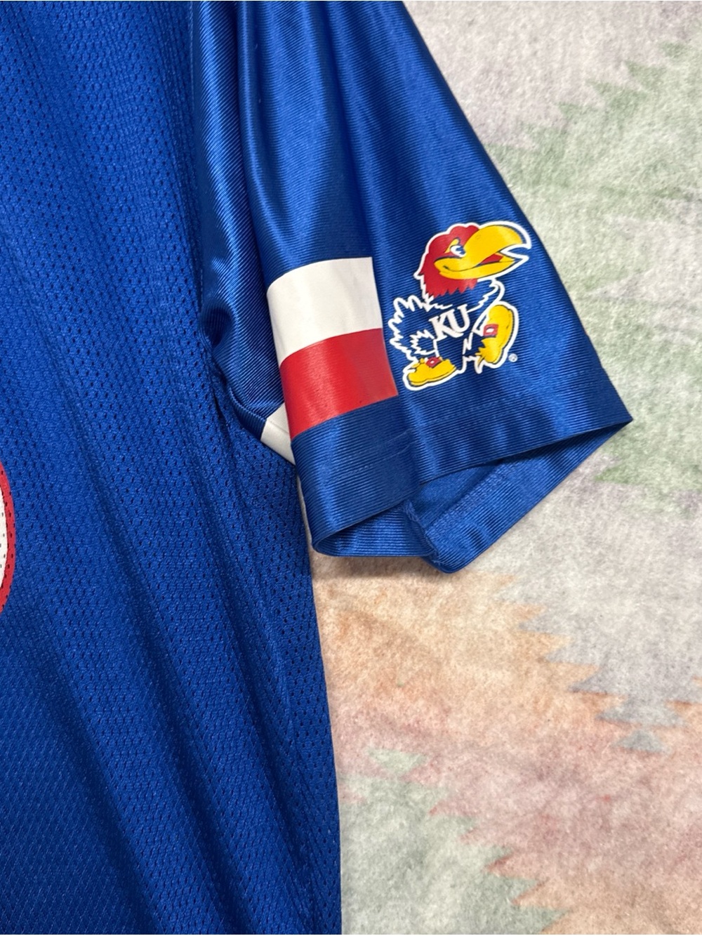 Pro Edge Kansas Blue White Red #25 Jersey - Picture 3 of 7